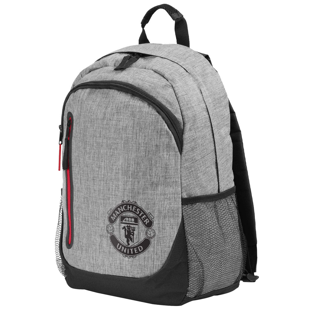Manchester United FC Heather Grey Backpack - Image 2