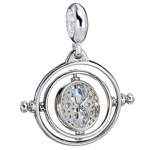 Harry Potter Sterling Silver Time Turner Crystal Charm