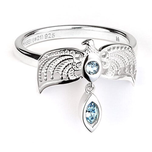 Harry Potter Sterling Silver Diadem Crystal Ring Medium