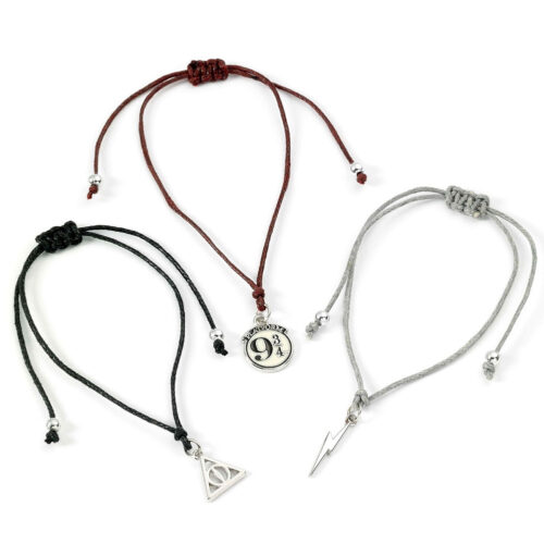 Harry Potter Deathly Hallows Friendship Bracelet Set