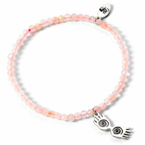 Harry Potter Stone Bracelet With Sterling Silver Luna Spectrespecs Charm