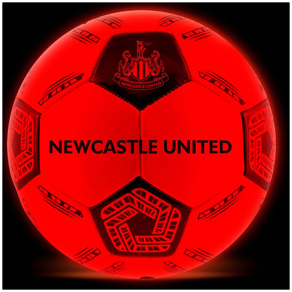 Newcastle United FC LED Glow Football - Image 3